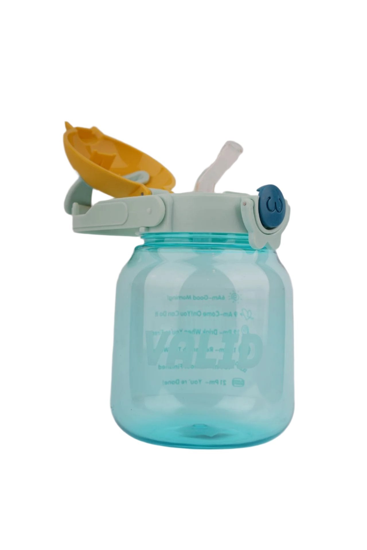 Bunny Ear Water Jug – Blue Hydration Bottle with Carry Strap