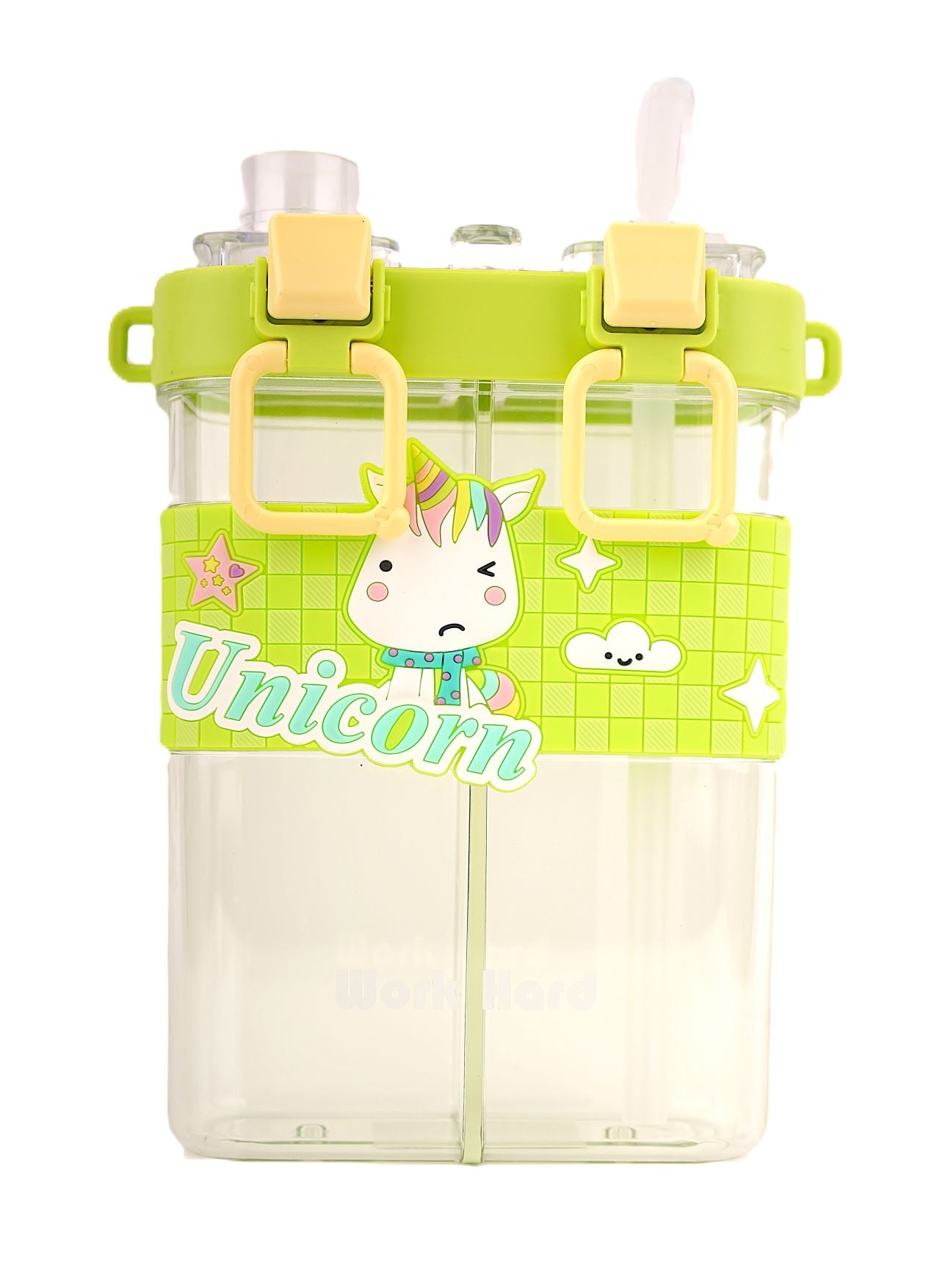 Unicorn Dual-Compartment Water Bottle – Cute and Functional Design