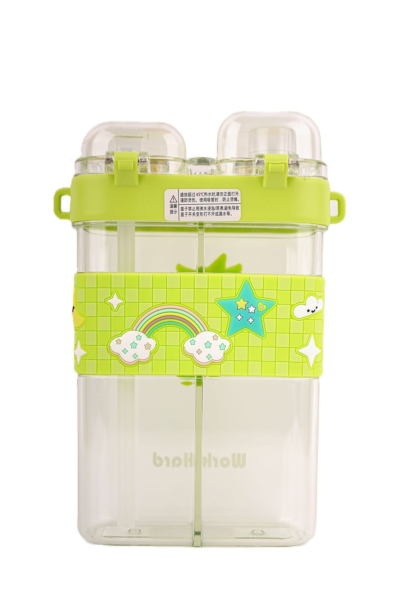 Unicorn Dual-Compartment Water Bottle – Cute and Functional Design