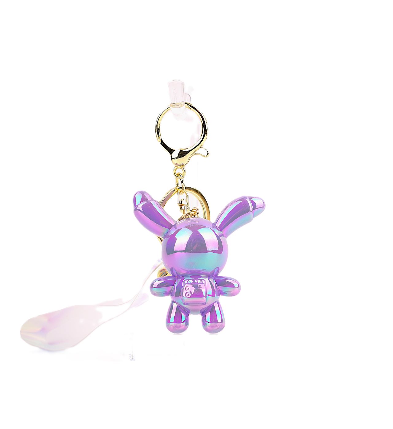 Purple Bunny Keyring